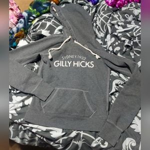 Gilly Hicks Sz M Gray Hoodie